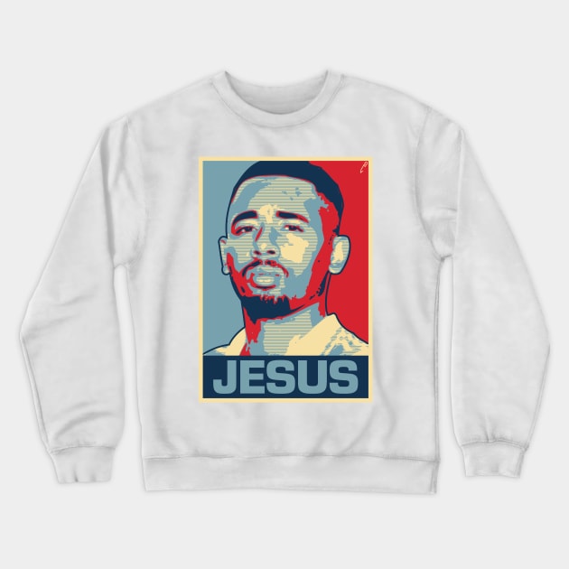 Jesus Crewneck Sweatshirt by DAFTFISH